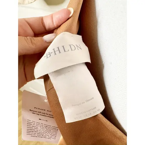 BHLDN NWT Anthropologie Dylan Cocktail Bridesmaid Dress Sedona One Shoulder Maxi