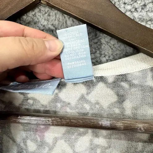 Liz & me cardigan womens 1X geometric rhinestone jewel button whimsigoth artsy Purple