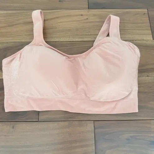Truekind Daily Comfort Wirefree Shaper Bra 3XL Pink Seamless Everyday Support Size undefined