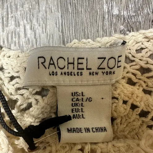 Rachel Zoe  Crochet Crop Tank Top