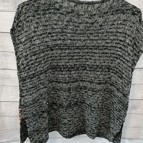 Julia One Size Pattern Shirt Sleeve Sweater