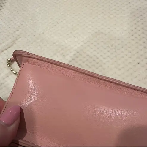 Love moschino pink quilted gold heart crossbody purse