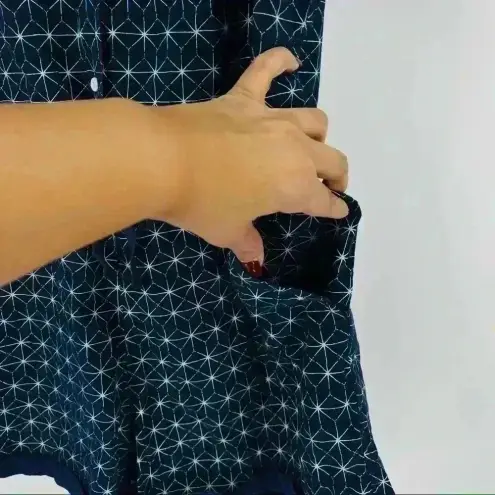 Levi's Levi’s Navy/White‎ Shorts Romper With Pockets Size XL