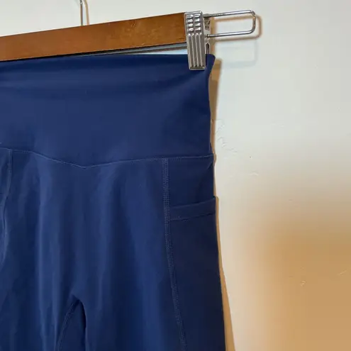 Buffbunny Collection Navy Blue High Waisted Biker Shorts Size S Pockets