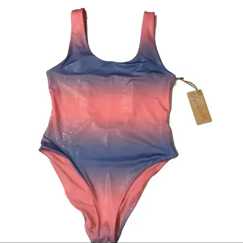 Cabana Del Sol NWT Pink Purple One Piece Swimsuit - Large