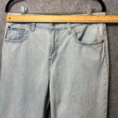 Levi's  Low Pro Straight Jeans 29 Light Wash Distressed‎ Ripped Knee Y2K Style