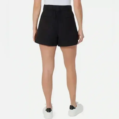 Joie  Women's Black High Rise Linen Blend Pleated Casual‎ Preppy Shorts XL NWT