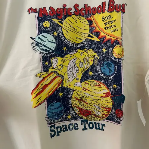 Desert Dreamer The Magic School Bus Space Tour Graphic Cream Sweatshirt 2X New