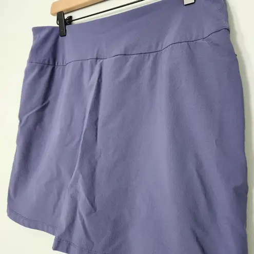 Alder Apparel Get Dirty Skort Athletic Performance Adventure Skirt Blue, L Blue Size L