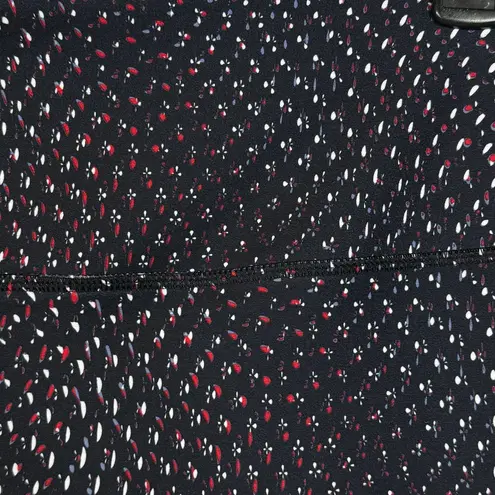 Spyder Active X-Large Ankle Leggings Abstract Elastic Waist Soft Hi-Rise Black