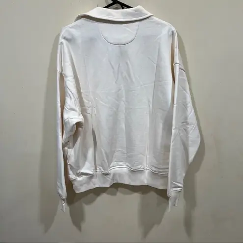 Gap NWT  GapFit Oversized Quarter-Zip Hoodie size M