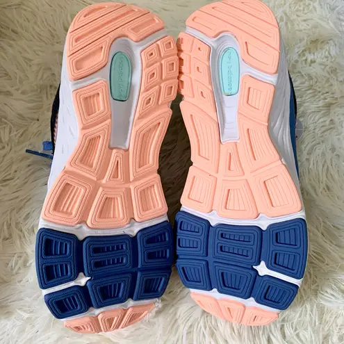 New Balance  680 V6 Lace Up Blue Peach Athletic Shoes Kids US 3 Women US 5