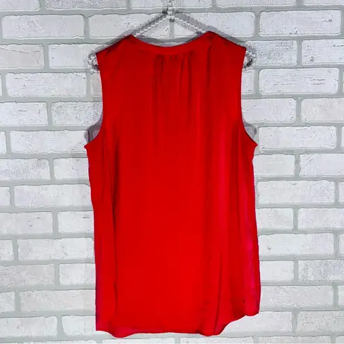 CAbi  Style 5364 Rose Top in Hibiscus Red Size M - Image 9