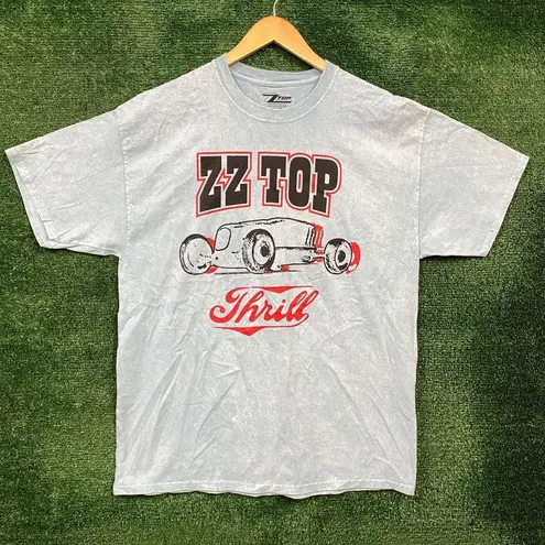 ZZ Top Thrill Rock Band Mineral Wash T-Shirt Size Extra Large