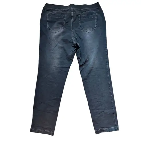 Pure Jill Women's L Black Skinny Stretch Denim Jeans High Rise Size 12