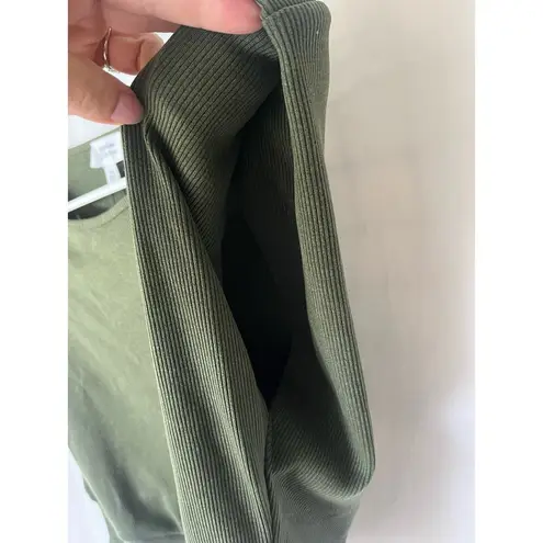 The Drop Women's Green Padded Shoulder Crop Top by @lucywhims Casual XXL Pull On