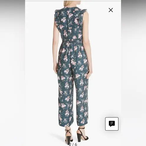Rebecca Taylor Emilia Floral Sleeveless Silk
Jumpsuit