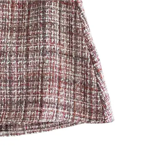 ZARA  belted tweed mini skirt For Women
