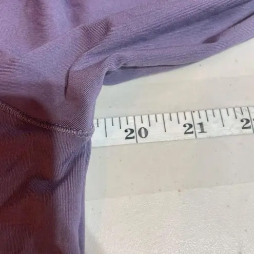 CALIA by Carrie Underwood Women's Long Sleeve Elastic V Back Top Purple Large