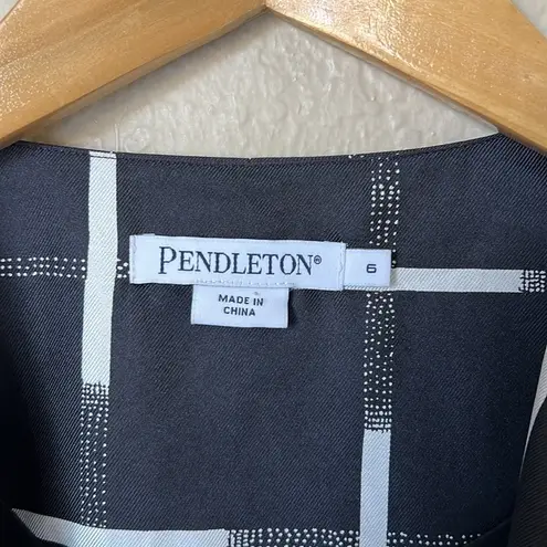 Pendleton  silk windowpane blazer