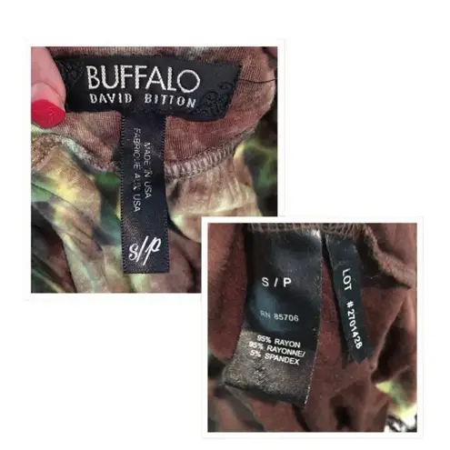 Buffalo David Bitton Tie Dye Maxi Halter Dress Size Small