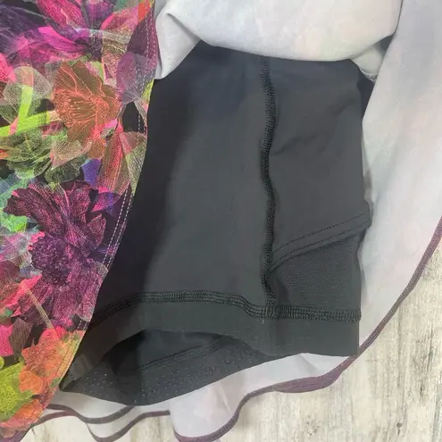 Lululemon  Court Rival High-Rise Skirt size 8 Vivid Floral Tone Multi Activewear