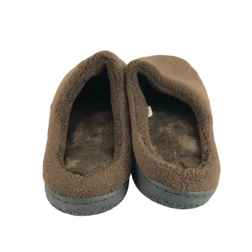 SandalUp Womens Slippers Clogs Fuzzy Faux Fur Slides Brown Size 38/39 US 7
