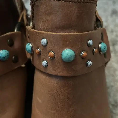 Frye  Ray Stone Harness Booties