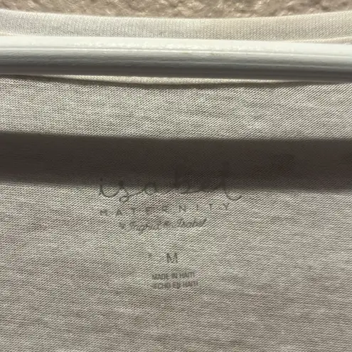 Isabel Maternity New Neutral Camouflage Top Shirt Size Medium