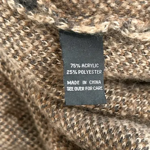 Fortune + Ivy Plaid Open Front Cardigan Sweater Large