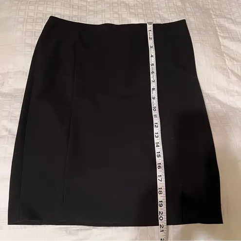 DKNYC Black skirt exposed gold back zipper 2