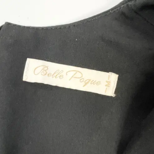 Belle Poque Womens Dress M Swans Pinup Garden Party Coquette Whimsy Rockabilly Black Size undefined