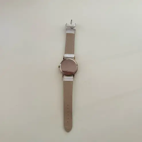 White and Black Chevron Watch