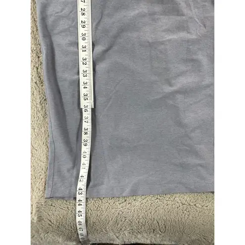 Beyond Yoga NWT INSPIRE MIDI DRESS XS Sleeveless V Neck Side Slit Gray Athletic