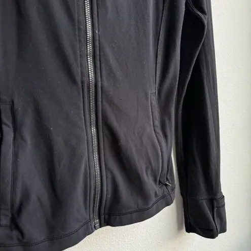 Lululemon  Define Jacket Hooded Edition Classic Black Nulu Size 8 Medium W4BQYS