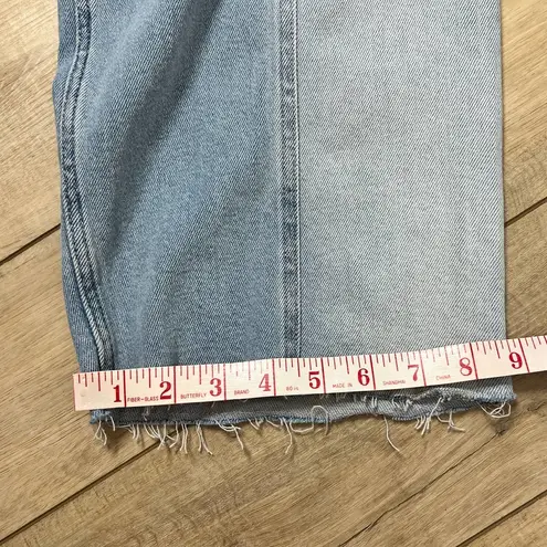 Hollister  Ultra High Rise Dad Jean Two Tone Denim Size 34 /19R