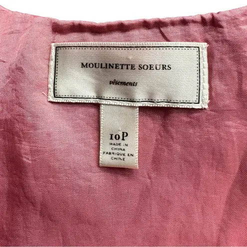 Moulinette Soeurs Anthropologie Familiar Places Wool A Line Shift Dress Size 10P