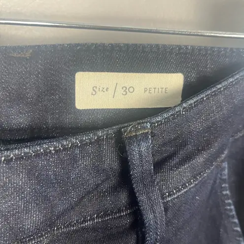 Pilcro and the Letterpress Anthropologie dark wash flare jeans size 30 petite