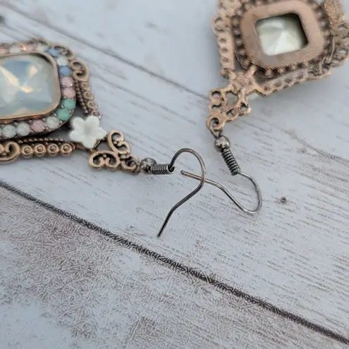 Vintage Dangle Earrings for Pierced Ears Extra Large Statement