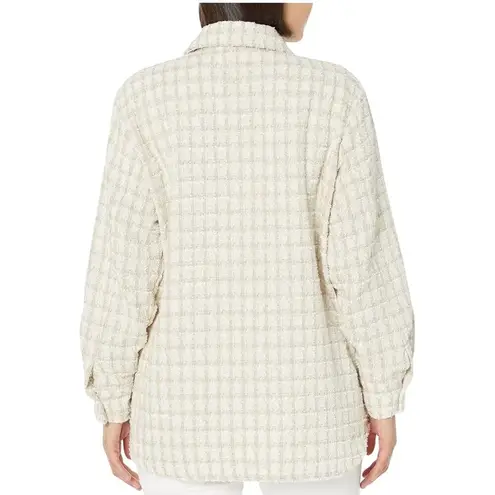 BB DAKOTA BY STEVE MADDEN THE NEVERMIND JACKET IN NATURAL, SIZE XS, MSRP $129 White