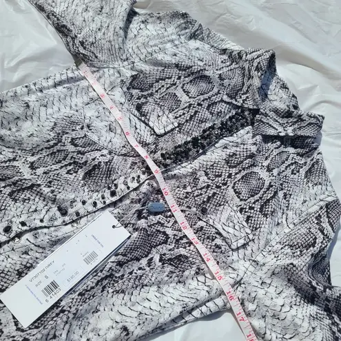 Doshe phython snakeskin embellished dress or duster/jacket sz S