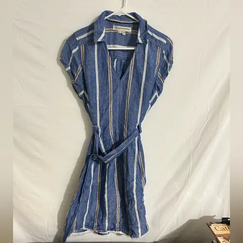 Pilcro and the Letterpress Pilcro and the Letterpress Anthropologie Striped Linen Blend Dress