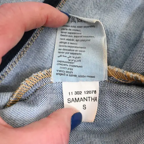 Mavi Womens S Samantha Denim Jean Jacket Blue