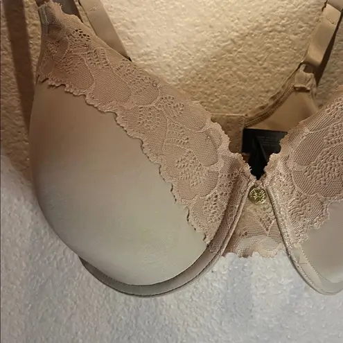 Natori Hidden Glamour Women’s Underwire T shirt Bra Size 32DD Tan