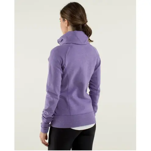 Lululemon  Calm & Cozy Jacket Heathered Winter Orchid Size 6