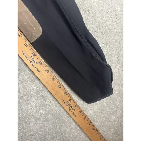 Women's 28R Blk/gray Tailored Sportsman Knee Patch Horseback Riding Breeches Gray Size 28