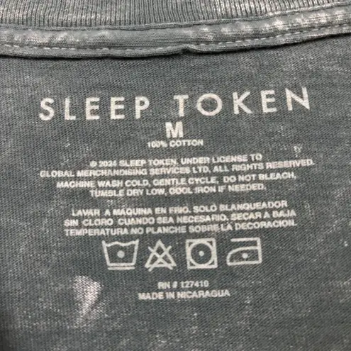 Sleep Token Take Me Back to Eden Rock Band Mineral Wash T-shirt Size Medium