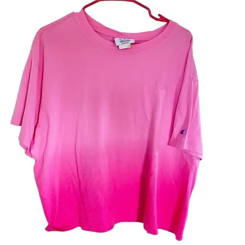 Champion  plus size 3X cropped dip tie dye t shirt