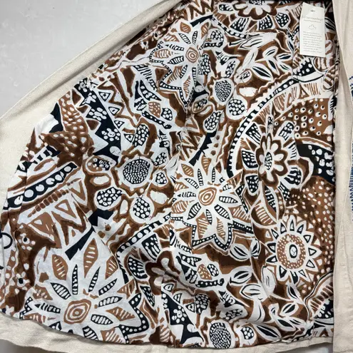 Soft Surroundings NWT S Embroidered Linen Minali Jacket Cardigan Boho Lagenlook - Image 5