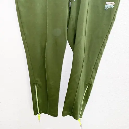 FILA  X Bandiar Olive Green Zipper Bottom Joggers